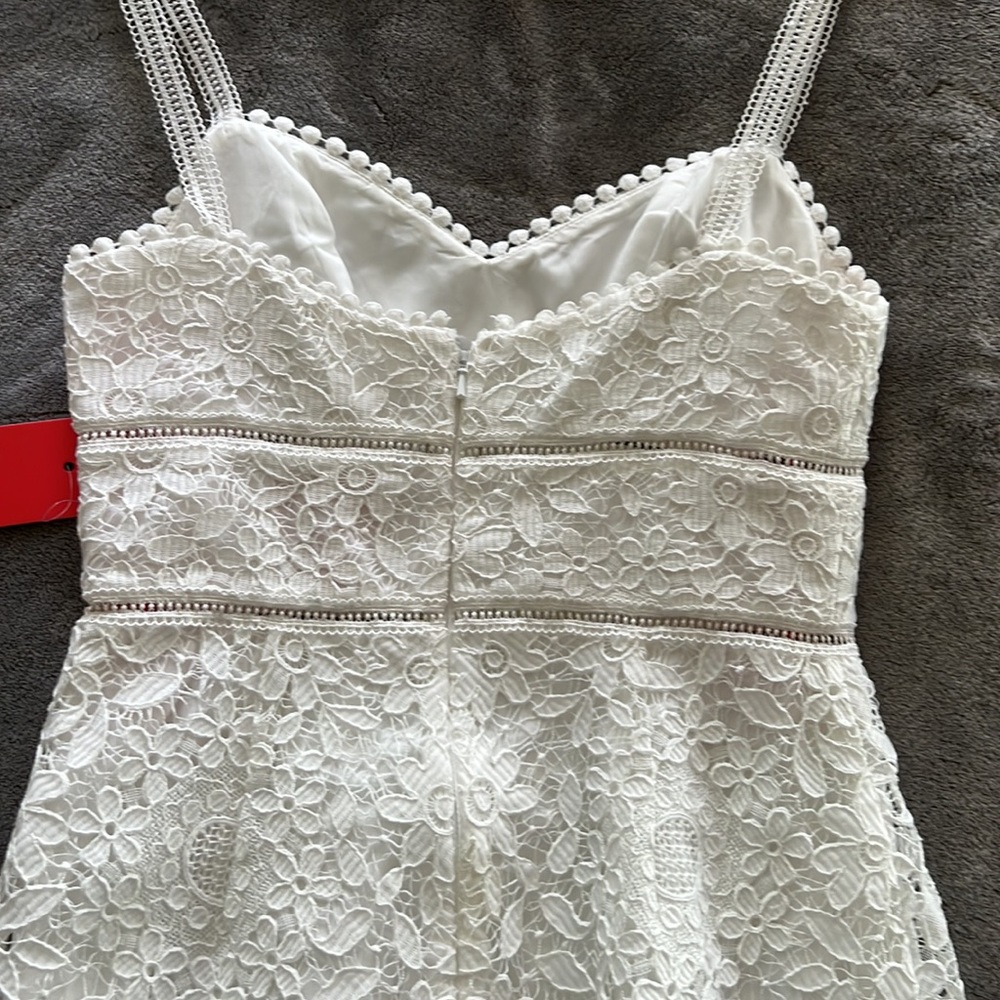ML Fit and Flare Lace Dress - Picture 9 of 10